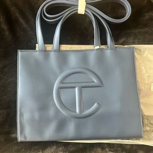 Telfar blue medium bag